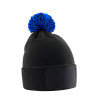 MOD. B443B:Black, 55% polyester/ 45% acrylic, Bright Royal, One Size